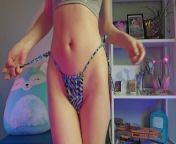 Bikini try-on haul from real mom sex son hidden camera