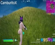 The Busty Girl Winning Her First Fornite Game - Fornite Gameplay from oasi das pink saree mp4 download file