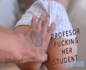 I fuck secretly with my profesor after classes. from creamy fingering fucking gil