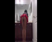 Step sis peeing in bathroom from kenyan no panties twerk