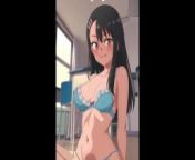I USE MISS NAGATORO AS A TOY (OH MY WAIFU) from bathroon anal casting