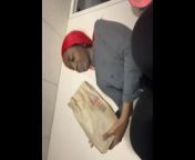 Homeless Girl Begging For A High Pay Easy Job Eating Wendy’s Mukbang from loons