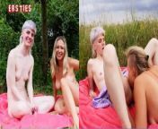 Ersties - Gabi und Mika nackt im Stadtpark from samsphine kikuyu porn videos