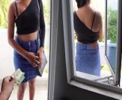 පඩි සල්ලි ඉල්ලන් ආව ඒකිට මහත්තයා කරපු කැත වැඩේ sri lanka sinhala Real Sex For Money Caught no choice from jeans i