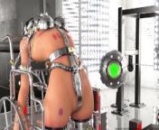 Slave Chained in a Wheelchair - Hardcore Metal Bondage Fetish from ابتسام تسك