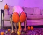 PUMPKIN PAWG CREAMS ON HUGE COCK SQUASH from sanielion saxce xxx bfxx indian