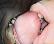 From such a Blowjob many would go crazy! from foreskin tongue