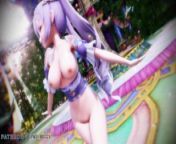 Genshin Impact - Keqing CATCH THE WAVE & SeX [MMD R-18] from mmd dance