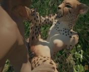 Wild Life Leopard Playing With Her Prey from wild time vids patreon