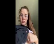 19 year old gets bored then shows off her teenage tits from 19 www c