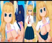 [Hentai Game Koikatsu! ]Have sex with Big tits My Hero Academia Pony Tsunotori.3DCG Erotic Anime from 3d ani