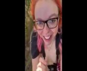 Art Student Sucks off Stranger in The Woods from school student and madam nude sex