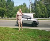 Trans Sissy Disgraces herself on Public Street in Bra and Panties from madhuri dixit in bra panty