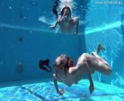 Jessica and Lindsay swim naked in the pool from imgrsc ru nude swim