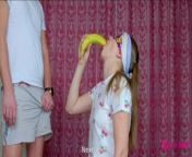 Step Brother tricked his sister when she passed a challenge with food and seduce herBLOWJOBTABOO from first time kuwari chut b