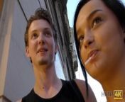 HUNT4K. Sweet chick gets fucked in multiple positions for money from czech spouses for money in public