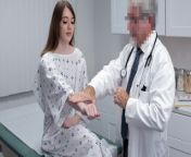 Beautiful Teen Agrees To Let Her Doctor Do Whatever He Wants As Long As He Keeps It Secret from doctor postmodom female woman