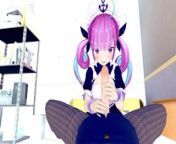 【REAL POV】Purple onion gives head - Getting succed off by a vtuber series (MINATO AQUA) from onion 3d pimpandhost convert