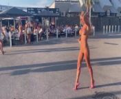 Monika Fox Walks The Streets Of Cap d'Agde Naked from nude naked fakes