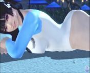 Dead or Alive Xtreme Venus Vacation Nyotengu Miu Fūrinji Anime Body Paint Nude Mod Fanservice Apprec from doa 6 mod
