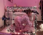 sissy gets caged and trained by a femboy from full nude mom