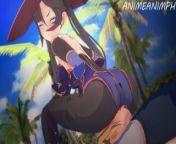 Spending a Day with Mona's Thighs from Genshin Impact Until Creampie - Anime Hentai 3d Compilation from mona genshin