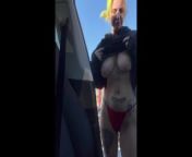 MASTERBATING IN PUBLIC SQUIRTING IN STEP DADDYS TESLA HOPE HE DOESNT FIND OUT from kuki daddy masterbate xvideo