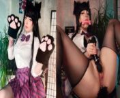 Komi-san. secret video - Trailer - Mollyredwolf from hot girl towel drop while checking weight