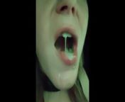 Gloryhole Swallowing Load with the Back of my Throat from indian mom and son sare