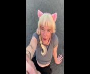 ROLLERSKATING CATGIRL FARAH FATHERLESS LOVES BUKAKI (Subscribe to my onlyfans) from a subscriber with onlyfans fucked me in the ass