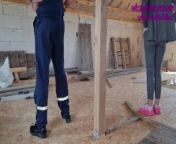 hot wife fucks with a stranger at a construction site from victoria matosa hot sex