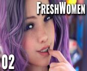 FRESHWOMEN #02 – Visual Novel PC Gameplay from lets play game