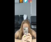 Sextok FYP Porn Trend: Bugs Bunny Challenge - Blonde Canadian White Teen Interracial Doggystyle Fuck from sexnatok