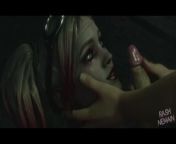Harley Quinn - Titjob Facial cumshot 3d Hentai - by RashNemain from jamalpur dc sex