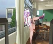 3D HENTAI Schoolgirl fucked at the window in the classroom from naughty hentai schoolgirl fucked in locker room