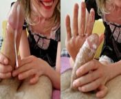 Ruined Orgasm | keep jerking off after he CUM TWICE| have fun with his MILKING cock - Sheila Moore from indian xxx porn videos