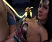 Pumping Wonder Woman Full Of Hot Cum from 3d wonder woman fucked hard by two strange men
