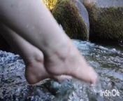 My bare naked feet, playing in wild river water, foot fetish, nature fetish from anusureya xxxty in river water rape bhabi video