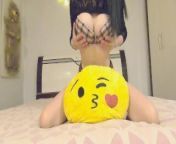 Mexican chica Humping Hard a Pillow after LessonsNatural TitsDoll Body from japanese lesbian sex in bus