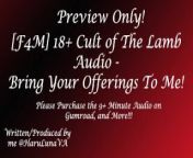 FOUND ON GUMROAD - 18+ Cult of The Lamb Audio! Bring Your Offerings To Me! from cult of the lamb