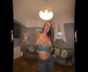 Big Nipples Busty Babe Strips Naked (VR180) from vb10