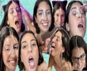 Huge Cumshots Compilation - Facial - Cum in Mouth - Cum Swallow from sitara m