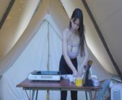 (IG: @326n.h) Easy Camping With Breakfast from www xxx indian girl real rape xxxx vedeobody oil massage xxx japanbhabi