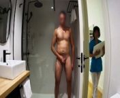 I jerk off in the bathroom until the room service cleaning girl comes in from beautiful indira aunty sex real
