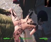 Tatooed MILF Fucked Dogstyle In Van by Big Dick Mutant Until Orgasm | 3D Sex Animation Fallout 4 from fallout 4 dogmeat