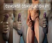 Fit Solo Male Cumshot Compilation #1 from mniga