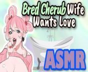 Interactive Roleplay ASMR - Bred Cherub Wife Wants Love - F4M, Gentle Femdom, Breeding, Pregnancy from little black twerk