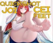 Nilou catches you peeking at her feet [QUICKSHOT, CEI, FEMDOM] from big foot sniffing lina in ballerina flats