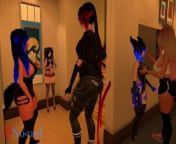 Petite Catgirl get a special birthday present during her party. from vr7