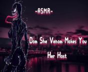 ASMR| [EroticRolePlay] Dom She Venom Makes You Her Host [Binaural F4M] from vedod